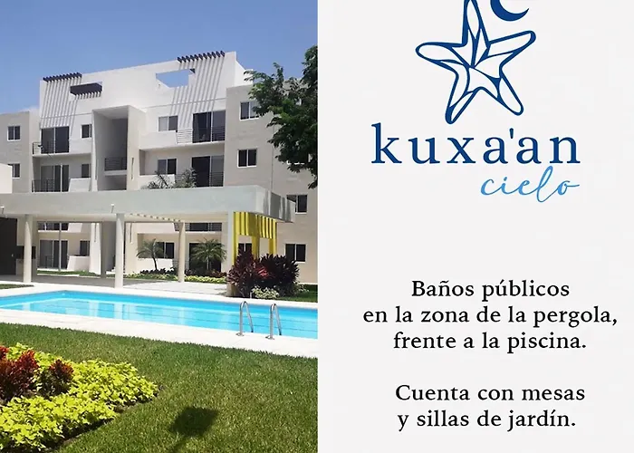 Kuxaan Cielo Terraza Privada Y Comodidad A Pocos Minutos De La Playa Apartamento