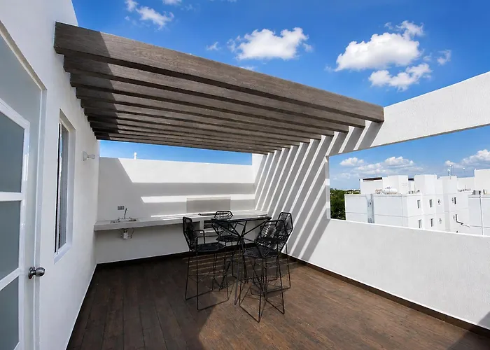 Kuxaan Cielo Terraza Privada Y Comodidad A Pocos Minutos De La Playa Apartamento Playa del Carmen