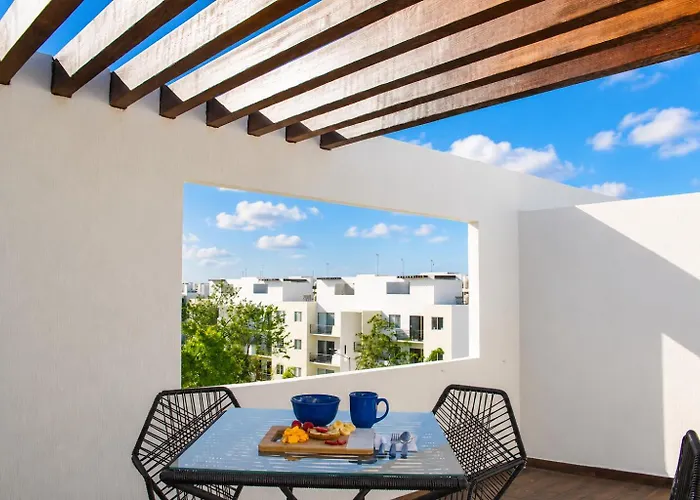 Kuxaan Cielo Terraza Privada Y Comodidad A Pocos Minutos De La Playa Apartamento